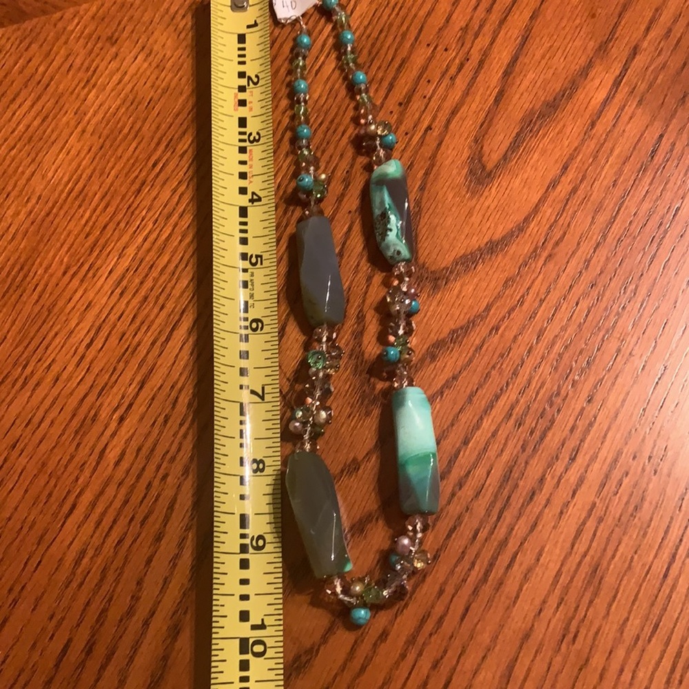 💥💥SOLD💥💥NWT Beautiful Handcrafted Necklace 10” - Picture 2 of 15